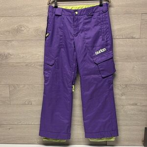 Burton Purple Cargo Snow Pants